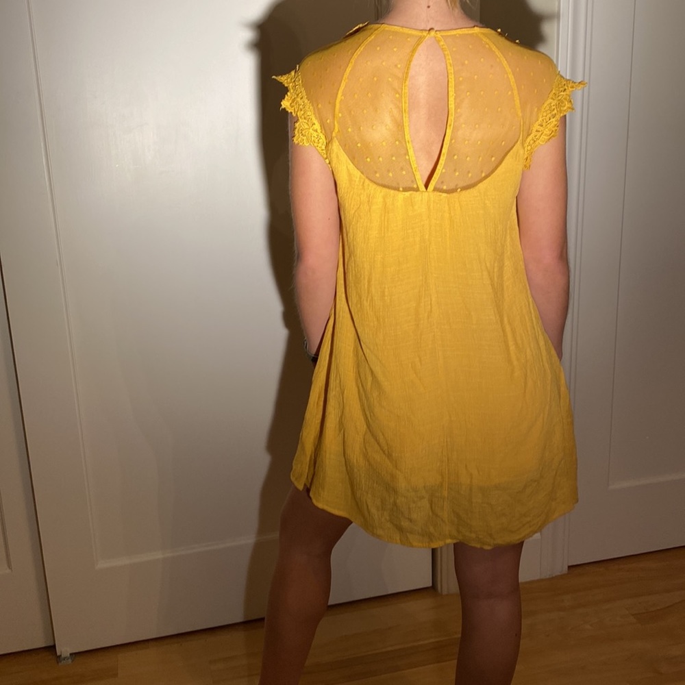 Yellow floral Dress